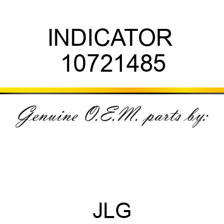 INDICATOR  10721485