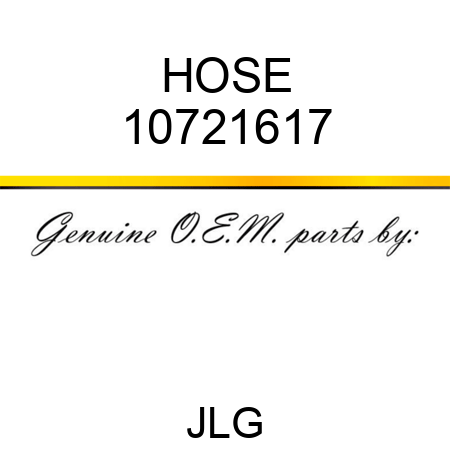 HOSE 10721617