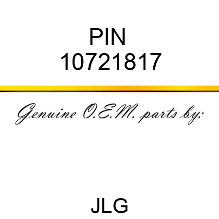 PIN  10721817
