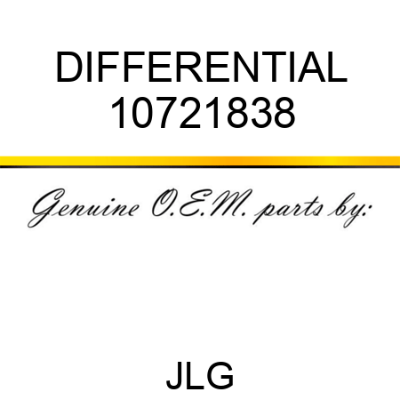 DIFFERENTIAL 10721838