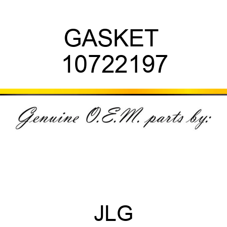GASKET  10722197