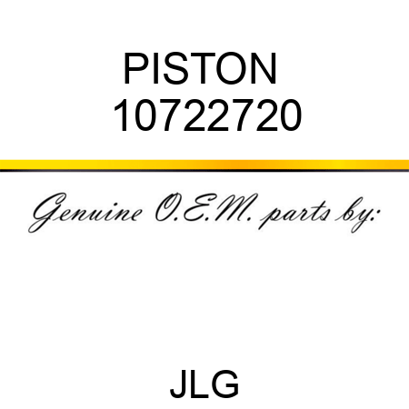 PISTON  10722720