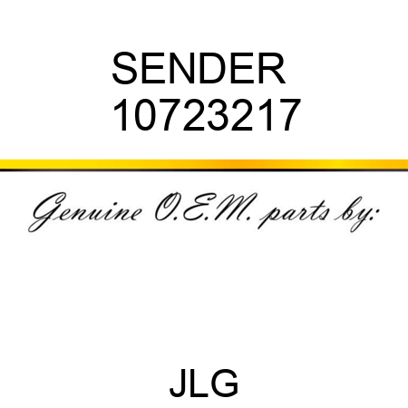 SENDER  10723217
