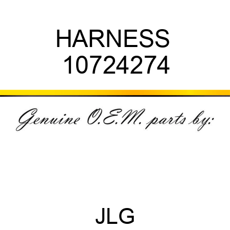 HARNESS  10724274