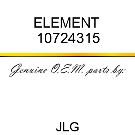 ELEMENT  10724315