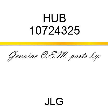 HUB 10724325