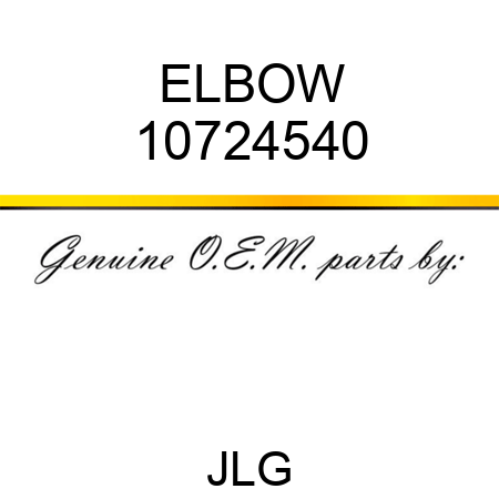 ELBOW 10724540