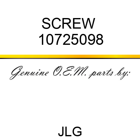 SCREW  10725098