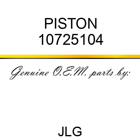 PISTON 10725104