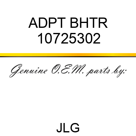 ADPT BHTR 10725302