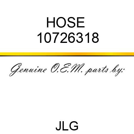 HOSE  10726318