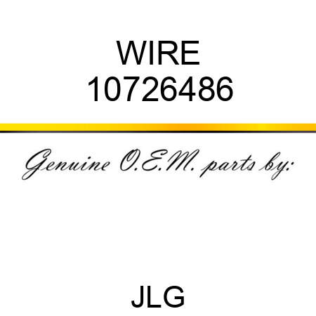 WIRE 10726486