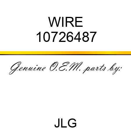 WIRE 10726487