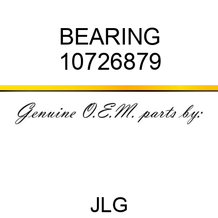 BEARING 10726879