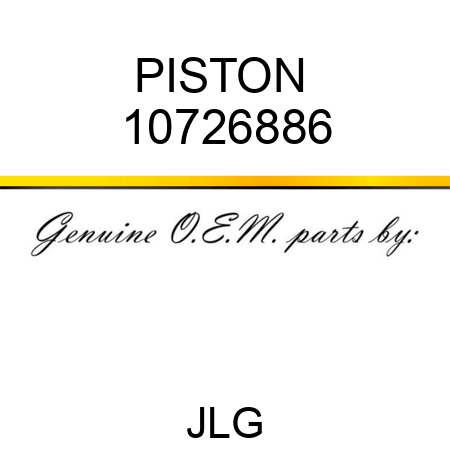 PISTON  10726886