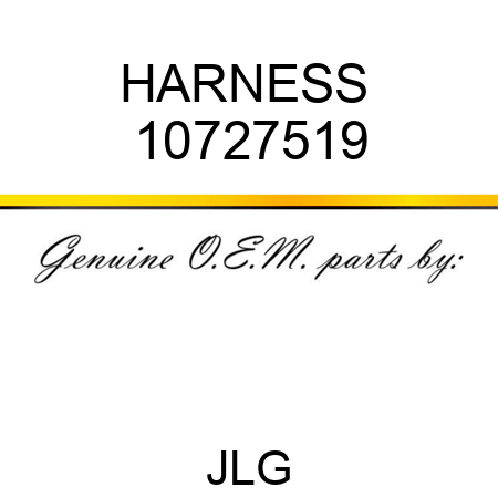 HARNESS  10727519