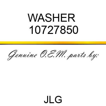 WASHER  10727850