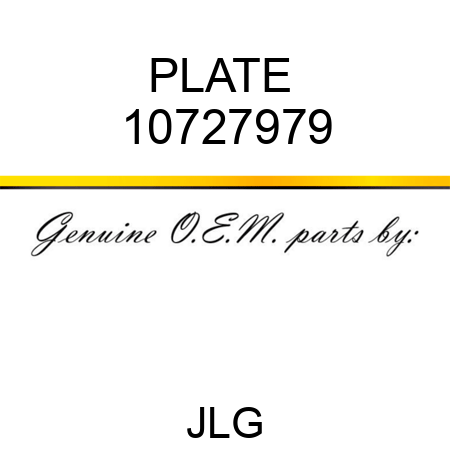 PLATE  10727979