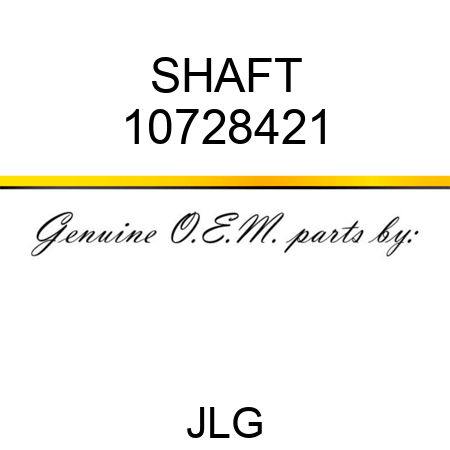 SHAFT 10728421