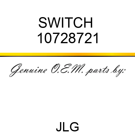 SWITCH  10728721