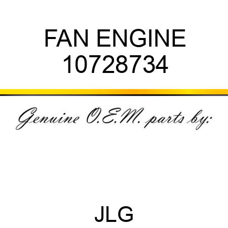 FAN ENGINE 10728734