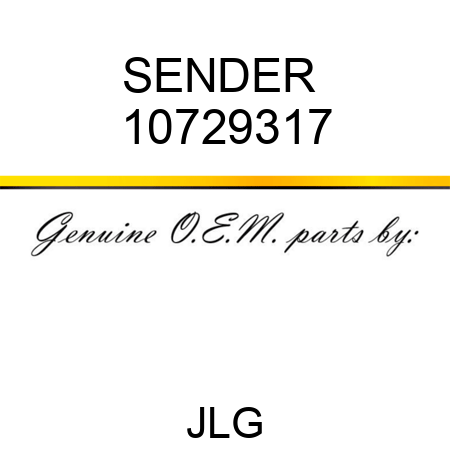 SENDER  10729317