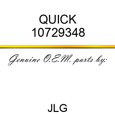 QUICK 10729348