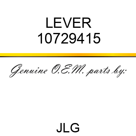 LEVER 10729415