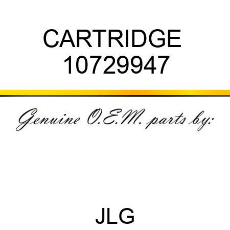 CARTRIDGE  10729947