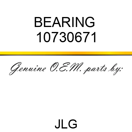BEARING  10730671