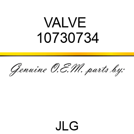 VALVE  10730734