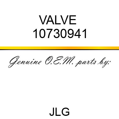 VALVE  10730941