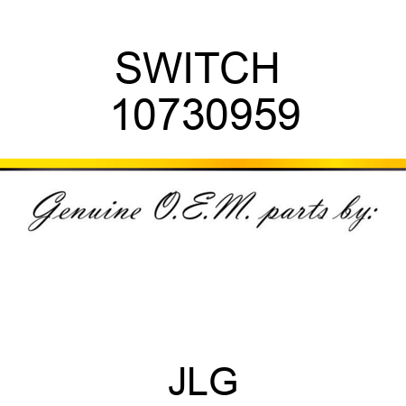 SWITCH  10730959