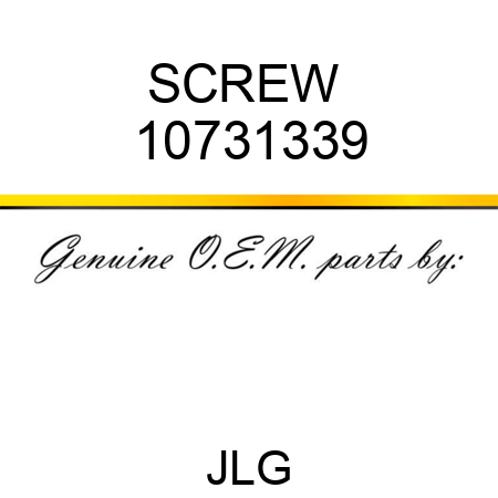 SCREW  10731339
