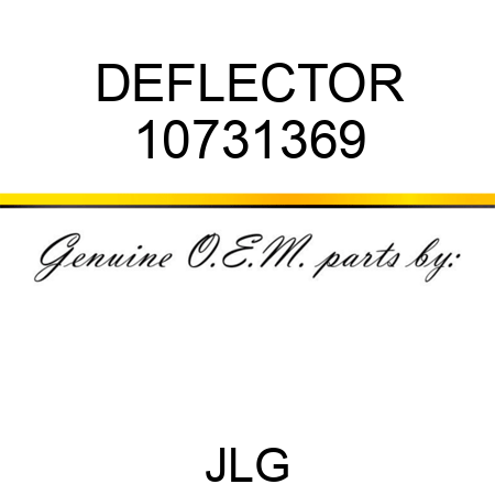 DEFLECTOR 10731369