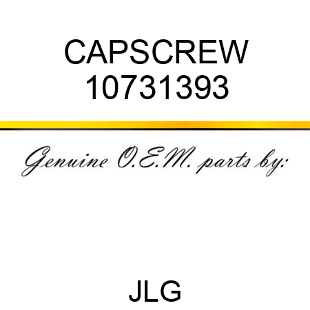 CAPSCREW 10731393