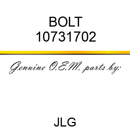 BOLT 10731702
