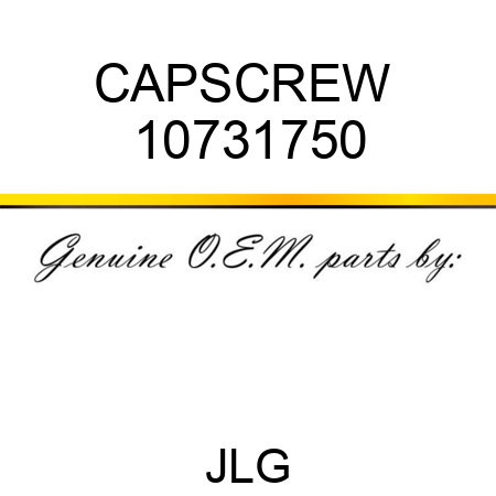 CAPSCREW  10731750