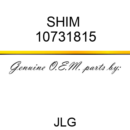 SHIM  10731815