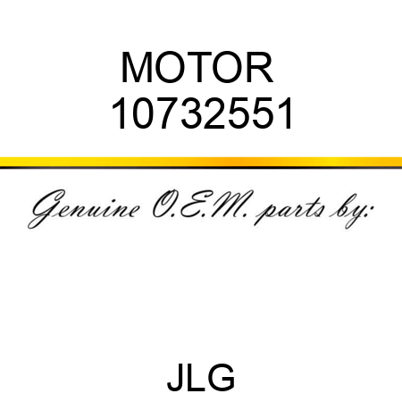 MOTOR  10732551