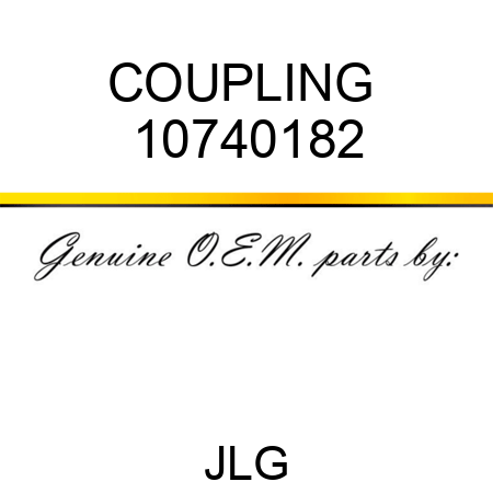 COUPLING  10740182