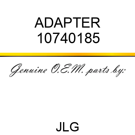 ADAPTER 10740185