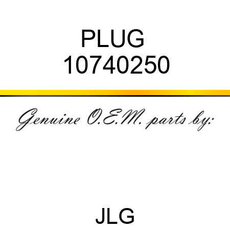 PLUG  10740250