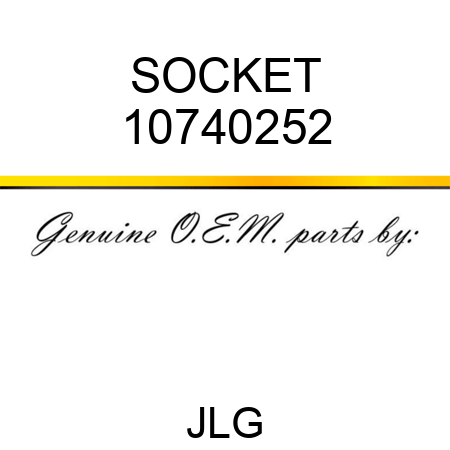SOCKET 10740252