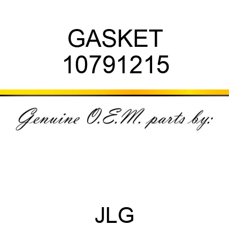 GASKET 10791215