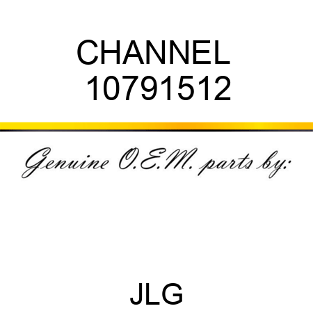 CHANNEL  10791512