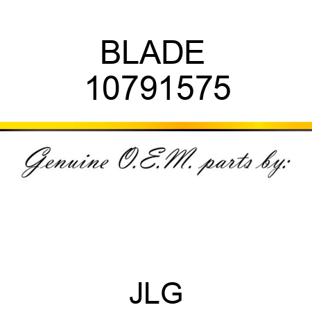 BLADE  10791575