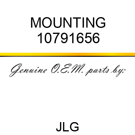 MOUNTING 10791656
