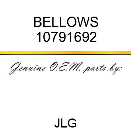 BELLOWS 10791692