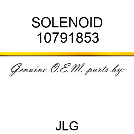 SOLENOID 10791853